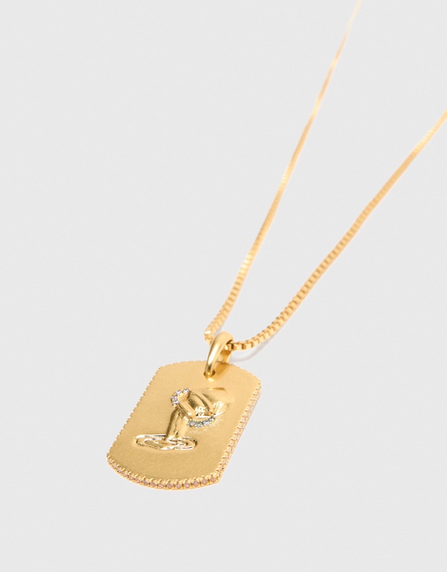 Maje - Astro Plaque Necklace