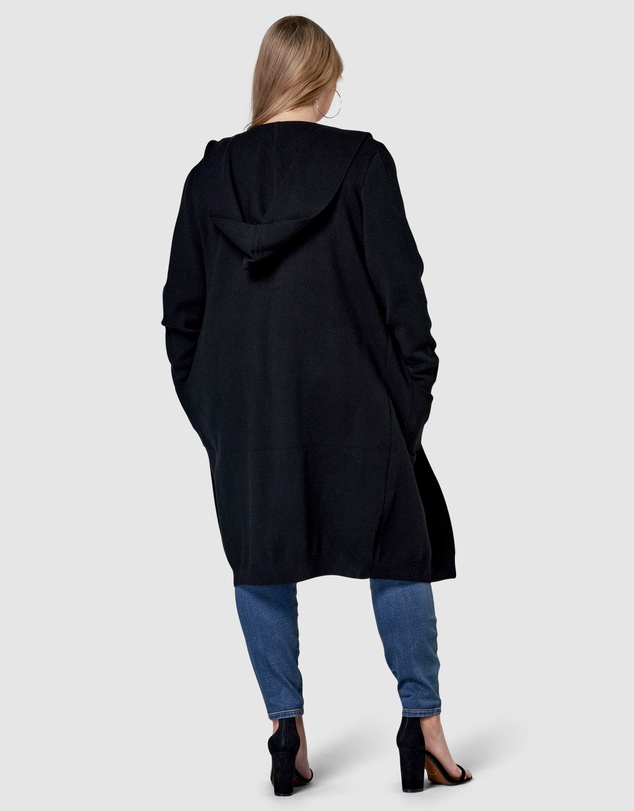 Indigo Tonic - Hattie Hooded Longline Cardi