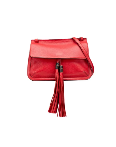 Pre-Loved by Azura Reborn - Pre-Loved Medium Leather Bamboo Daily Crossbody