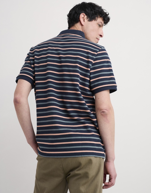 Seasalt - Seasalt Cornwall Multi Balefire Stripe Polo
