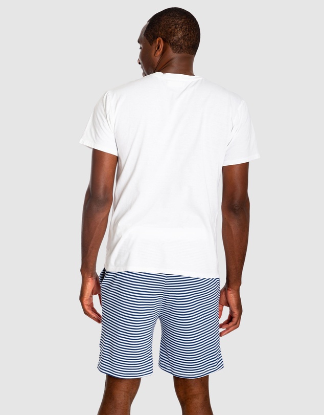 Sant And Abel - Men's Marina Jersey Stripe Sleep Shorts