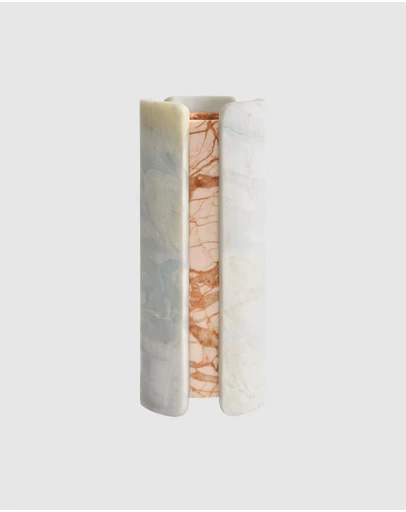 Greg Natale - Vent Vase Terreno Gold & Blue Onyx
