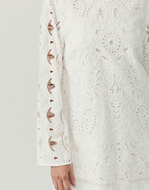 MOS The Label - Nora Embroidery Mini Dress