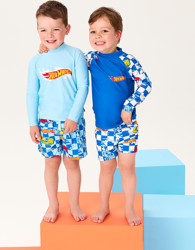 Rock Your Kid - Hot Wheels Rashie Set- ICONIC EXCLUSIVE - Kids-Teens