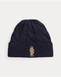 Polo Ralph Lauren - Polo Bear Cable Wool-Blend Beanie