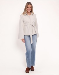 Petal & Pup - Halston Coat - Cream