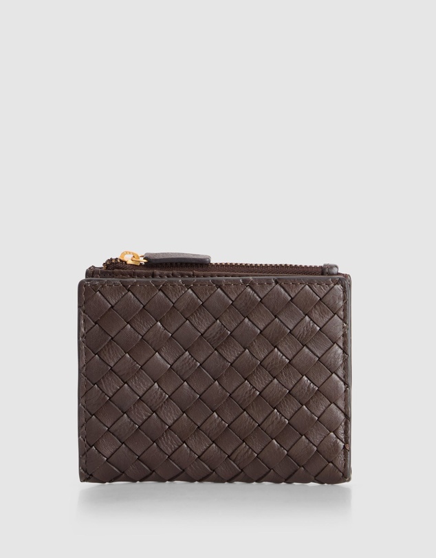 Evity - RFID Margo Leather Weave Wallet