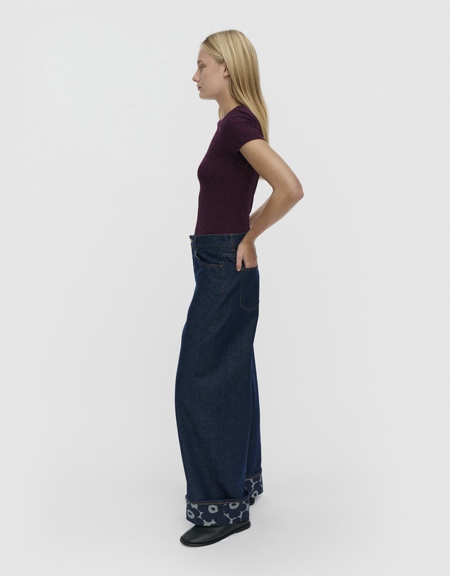 Marimekko - Maridenim Loose Mini Unikko Jeans