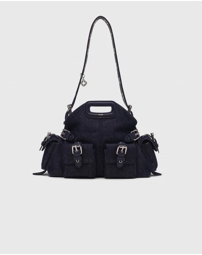 Maje - Miss M Pockets Denim Handbag
