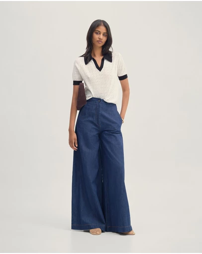 Oxford - Aimee Pointelle Polo