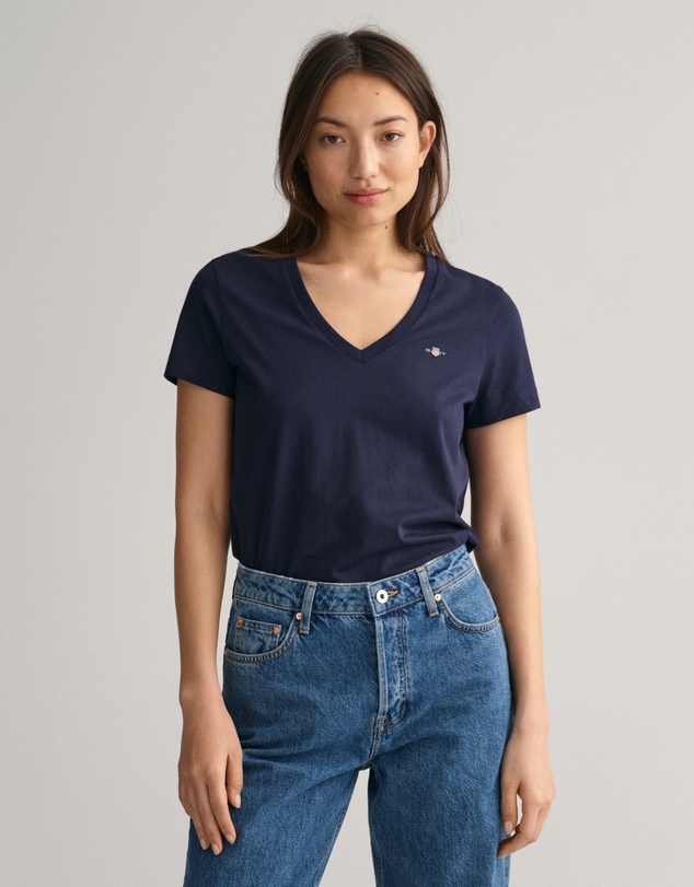 Gant - Shield V-Neck T-Shirt