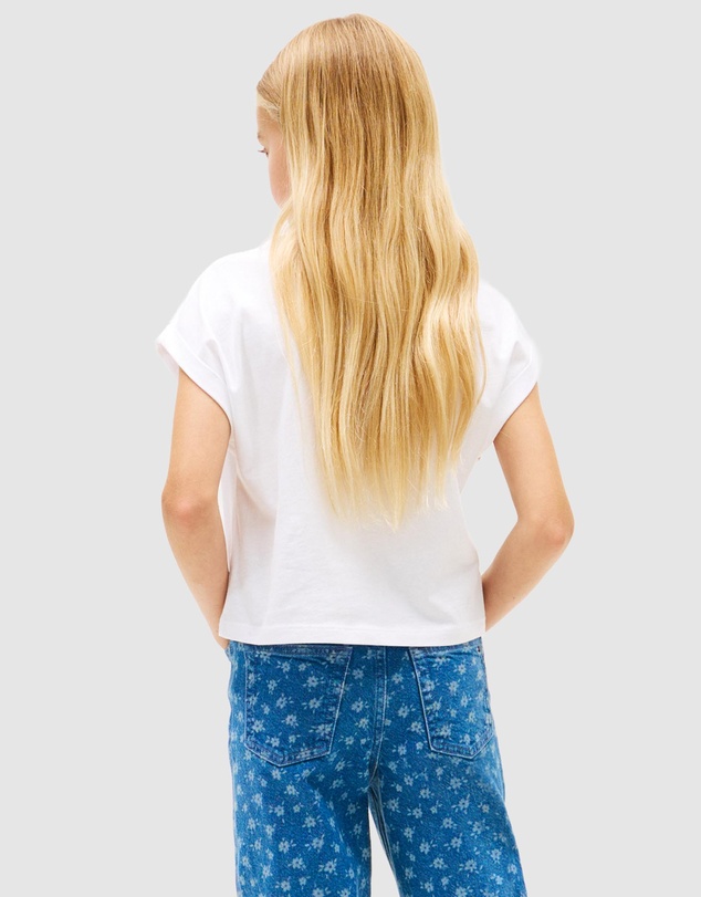 Tommy Hilfiger - Floral Logo Relaxed Crew Neck T-Shirt - Kids