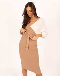 Petal & Pup - Nate Dress - Beige/White