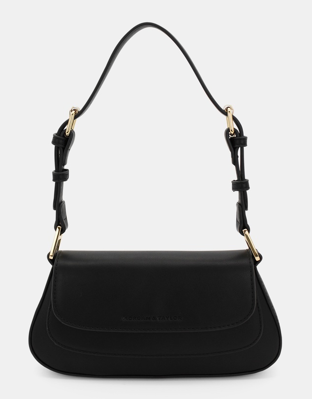 Morgan & Taylor - Hailey Shoulder Bag in Black