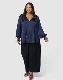 Pink Dusk by Curve Project - Feels Like The First Time Blouse