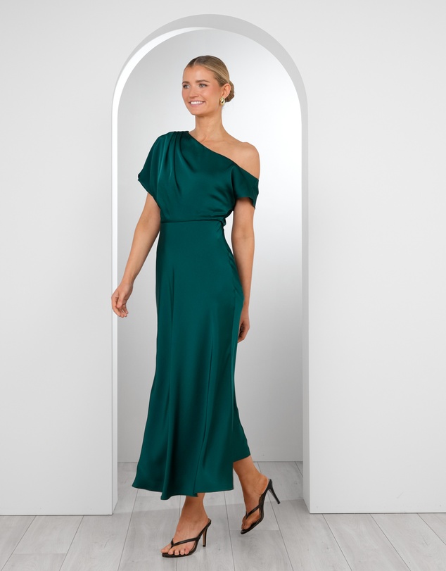 Pilgrim - Kira Asymmetric Neck Dress