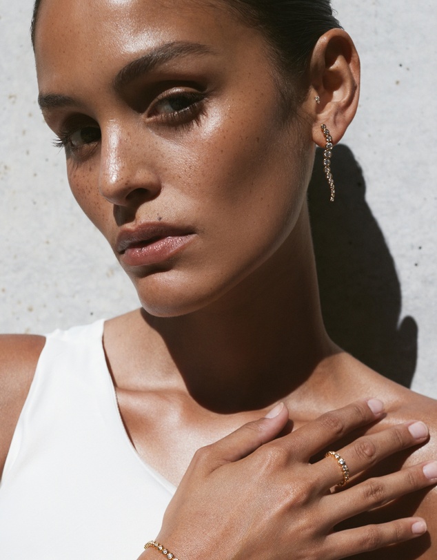 SAINT VALENTINE - Crescendo Drop Earrings - Gold
