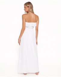 Petal & Pup - Gilbert Strapless Maxi Dress - White