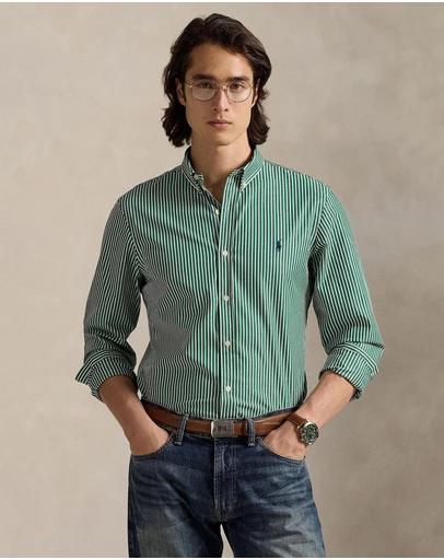 Polo Ralph Lauren - Custom Fit Striped Stretch Poplin Shirt