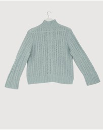 Revibe - Repaired AERE Zahra Cable Knit Jumper - AU 6