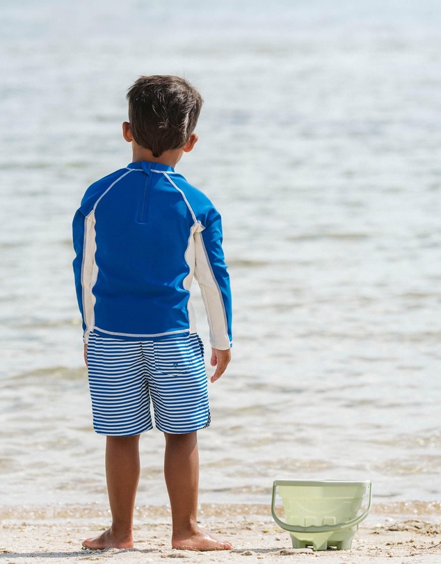 Minihaha - Bodhi Stripe Board Shorts - Babies-Kids