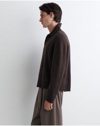 COS - Brushed-Wool Polo Shirt