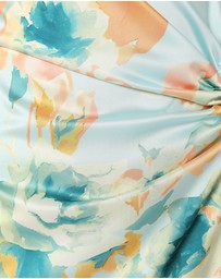 Petal & Pup - Leighton One Shoulder Midi Dress - Light Blue