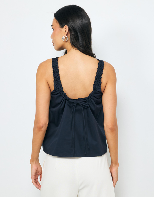 AERE - Vaila Cotton Poplin Top
