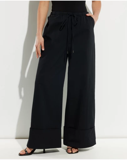 Calli - Tara Cuffed Twill Pants