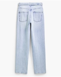Desigual - Straight Hindi print Jean