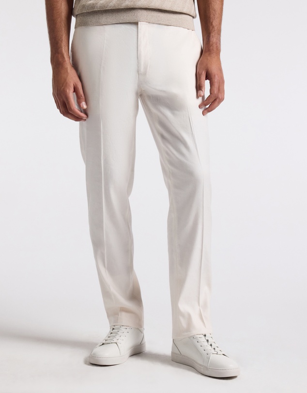 Calibre - Washed Stretch Linen Pant Ivory