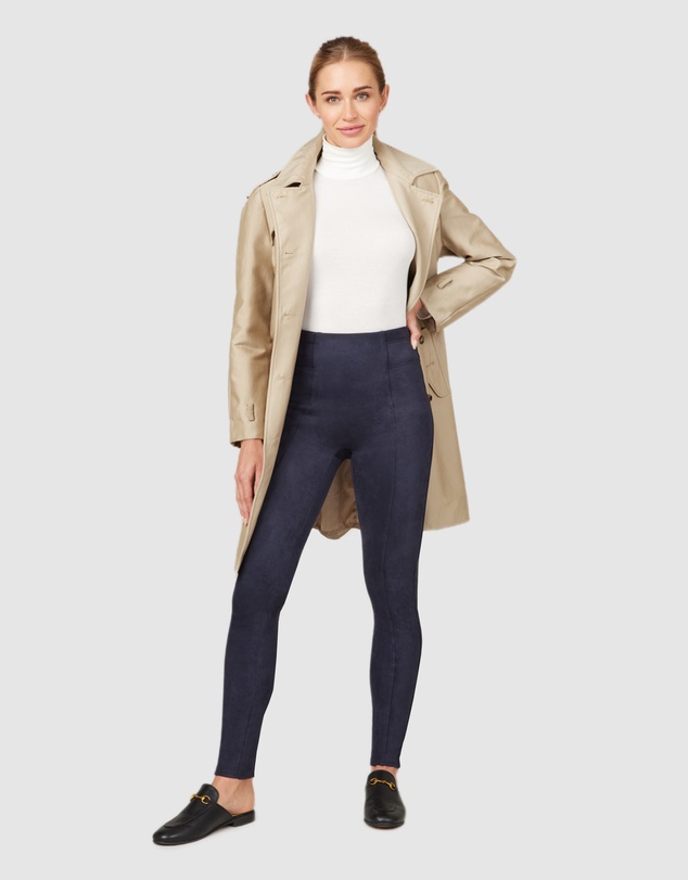 Spanx - Faux Suede-Faux Suede Leggings