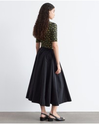 & Other Stories - Voluminous Drawstring Midi Skirt