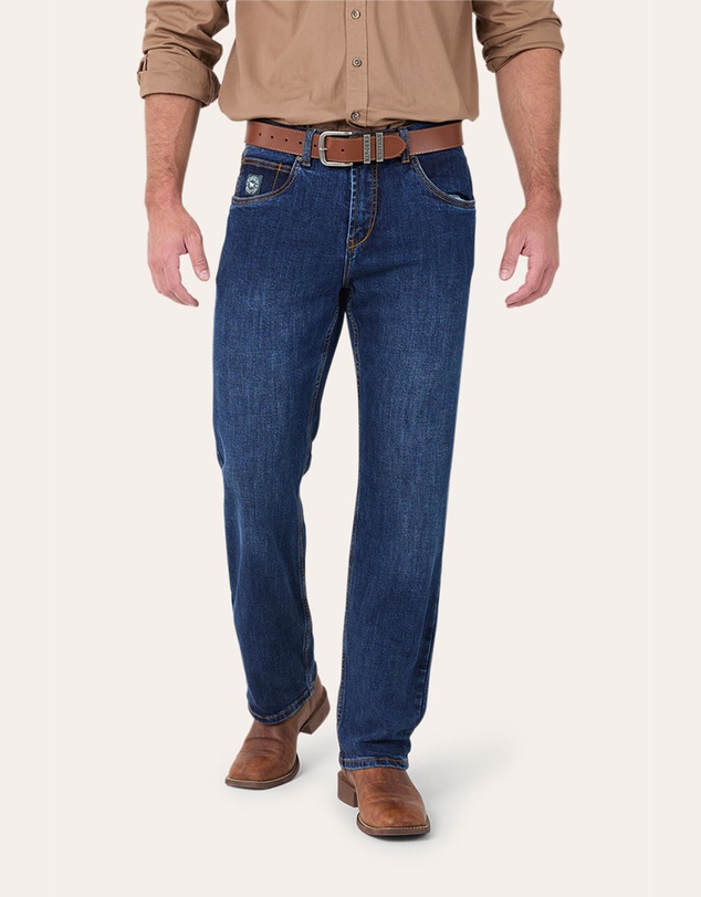 Ringers Western - Muster Mens Slim Straight Fit Mid Rise Jeans