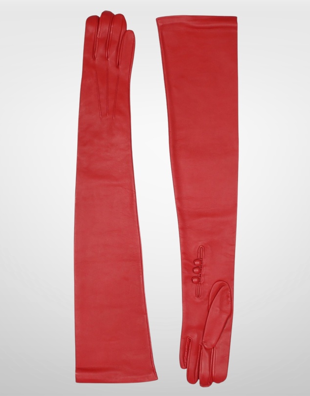 DENTS - Three-Point Long Opera Length Leather Gloves