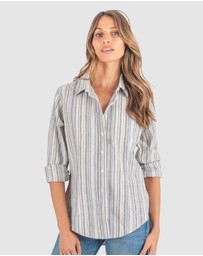 CAMIXA - IRIS Stripes Linen Shirt