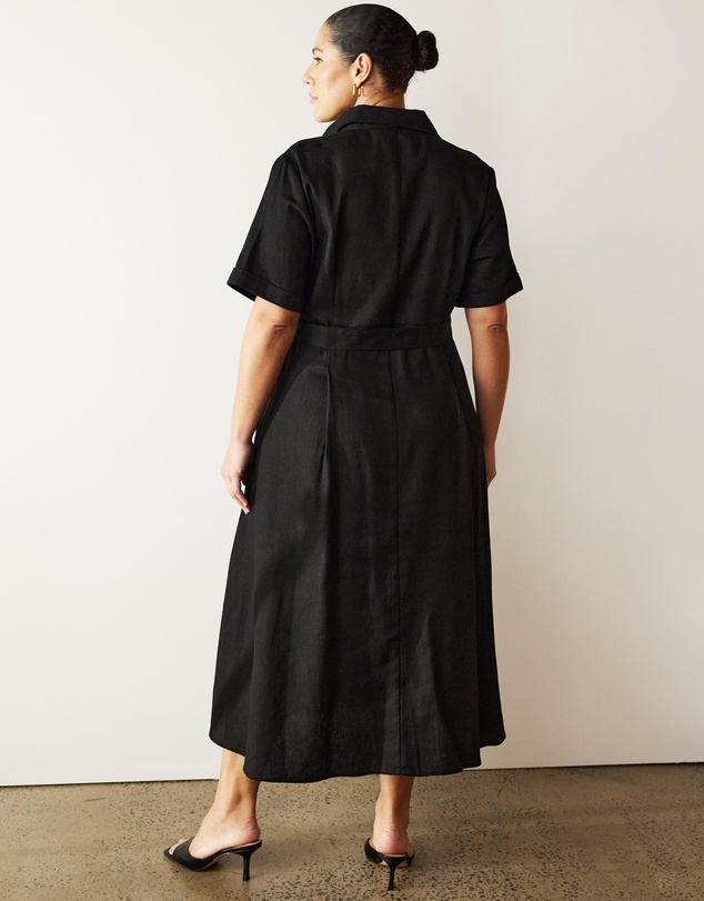 Atmos&Here Curvy - Eden Twill Midi Dress