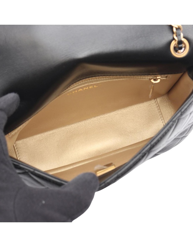 Pre-Loved by Azura Reborn - Pre-Loved CC Quilted Lambskin Single Flap