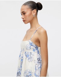 Minima Esenciales - Rosa Linen Maxi Dress