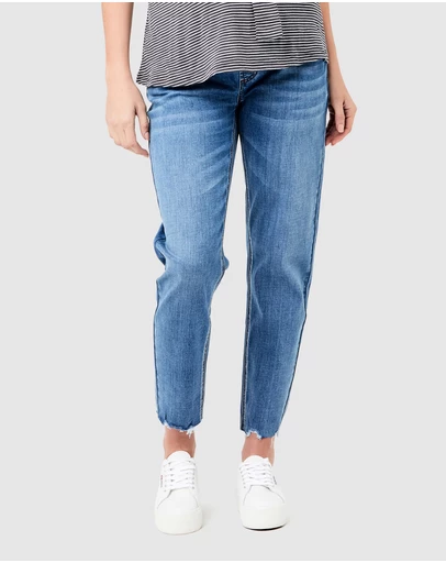 Ripe Maternity - Jamie Raw Edge Jeans