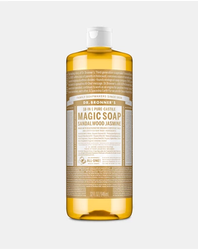 Dr Bronner's - Pure Liquid Castile Soap Sandalwood & Jasmine 946ml