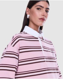 ENA PELLY - Rose RP Rugby Long Sleeve - ICONIC EXCLUSIVE