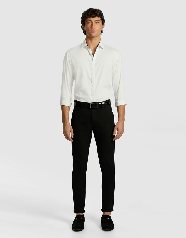 yd. - Heathcoat Slim Bamboo Blend Shirt