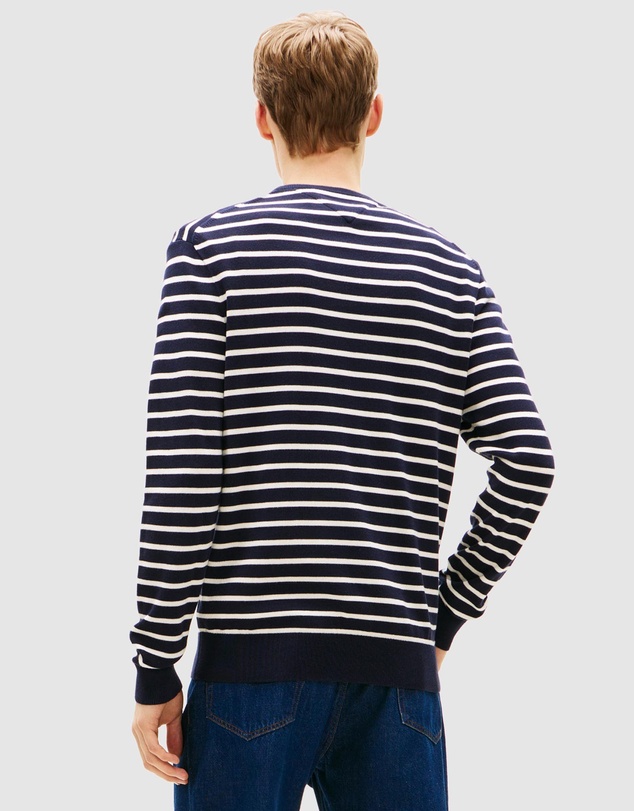 Tommy Hilfiger - Flag Embroidery Crew Neck Jumper