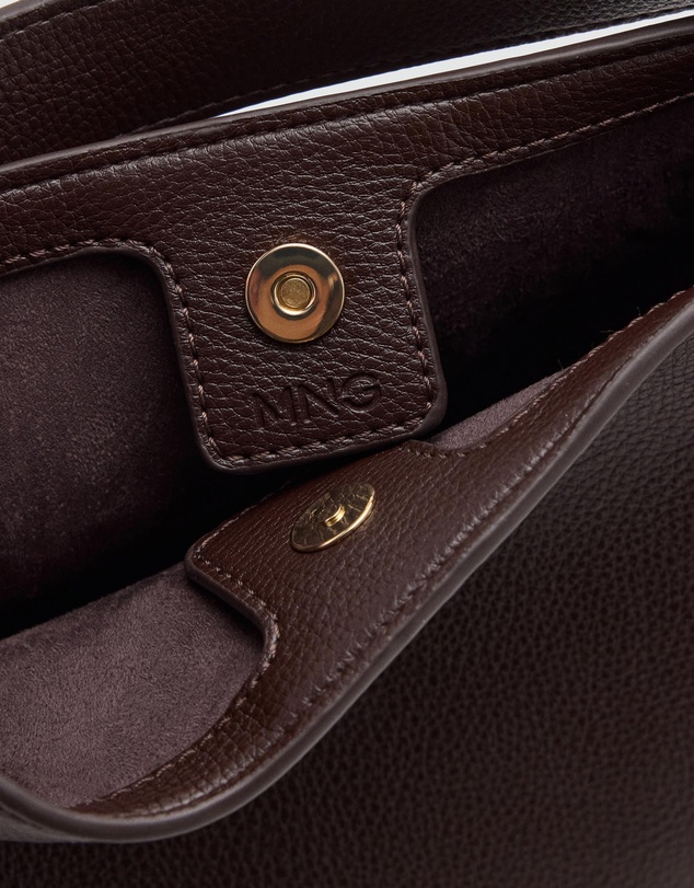 M.N.G - Faux-Leather Bucket Handbag