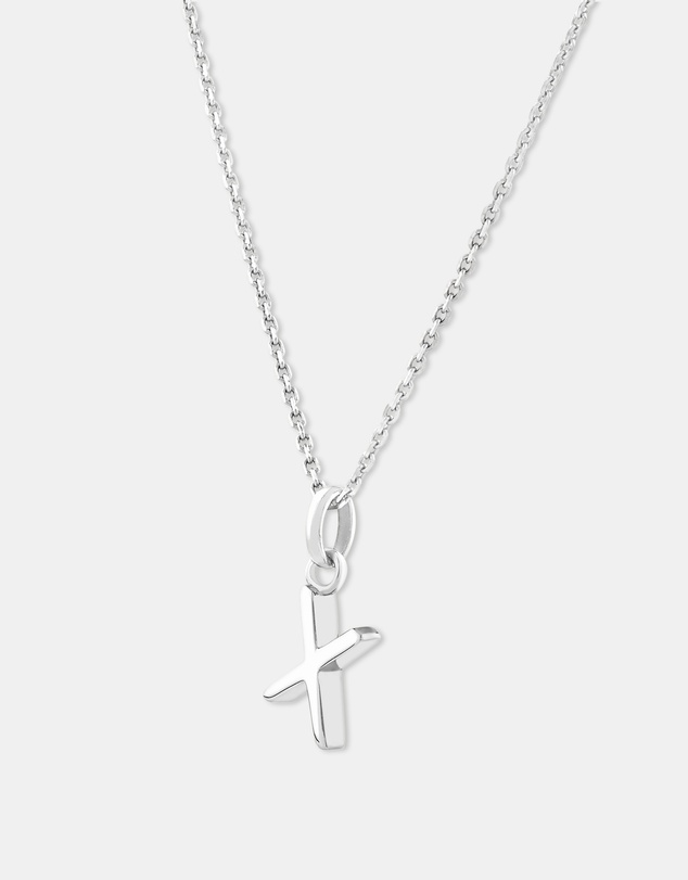 Michael Hill - Initial Pendant with Chain in Sterling Silver