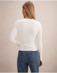 Forever New - Alice V-Neck Long Sleeves Top
