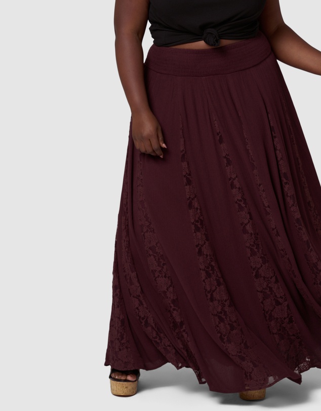 The Poetic Gypsy - Gilded Meadows Maxi Skirt