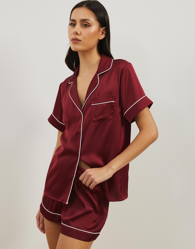 Atmos&Here - Lilah Short Satin Pyjama Set