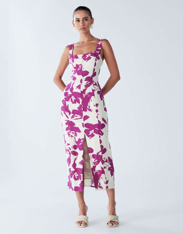 BWLDR - Zahlia Midi Dress